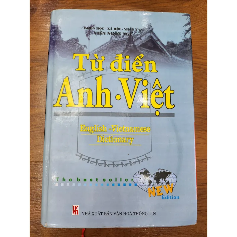 Sách Từ điển Anh Việt - Việt Nam Lần 2 Nháy Bìa Cứng Mới 90% 995206