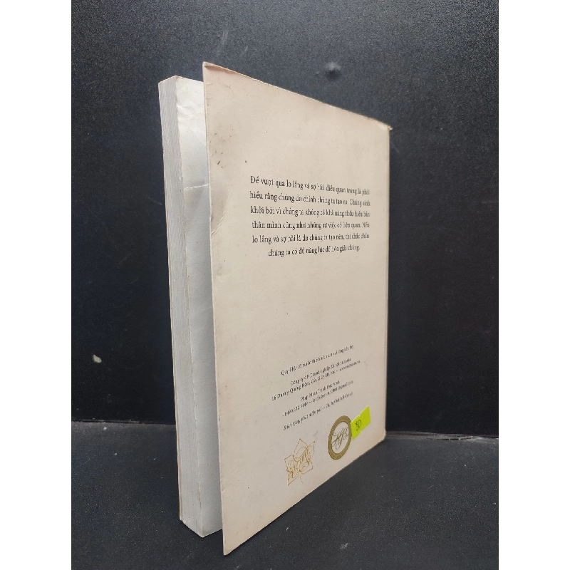 Sao Phải Lo Lắng K.Sri.Dhammananda mới 90% (bẩn nhẹ) 2016 HCM1504 văn học 913960