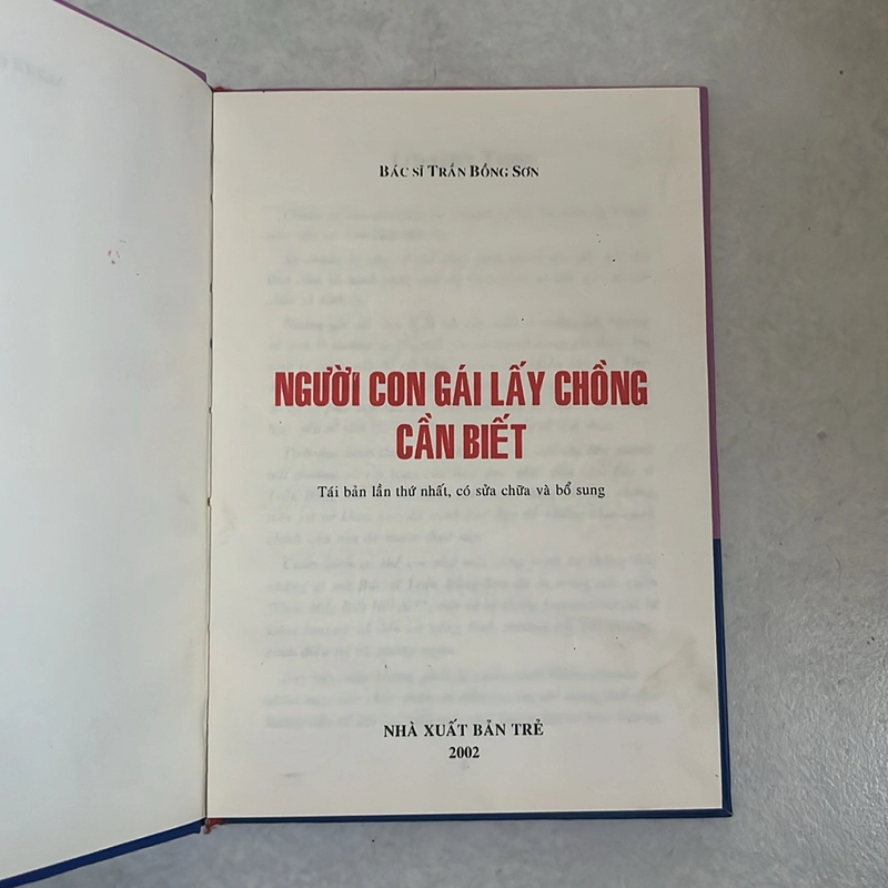 Người con gái lấy chồng cần biết - BS. Trần Bồng Sơn - bìa cứng 527528