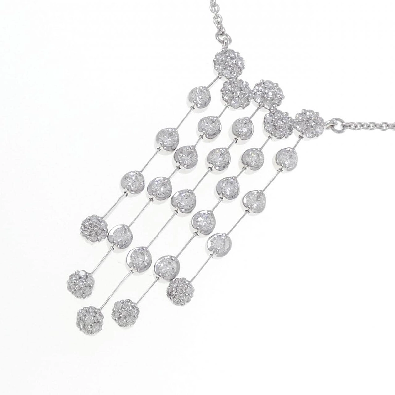 K18WG Dây chuyền kim cương 1.64CT - Hàng hiệu Chính hãng 862608