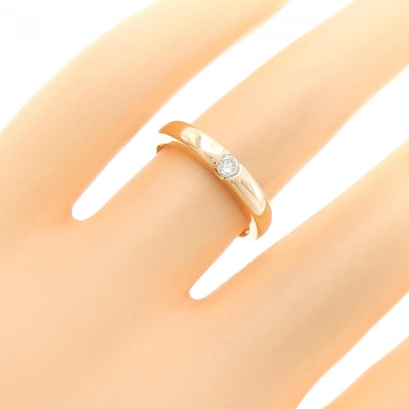 Nhẫn kim cương K18PG Solitaire 0.09CT 668488