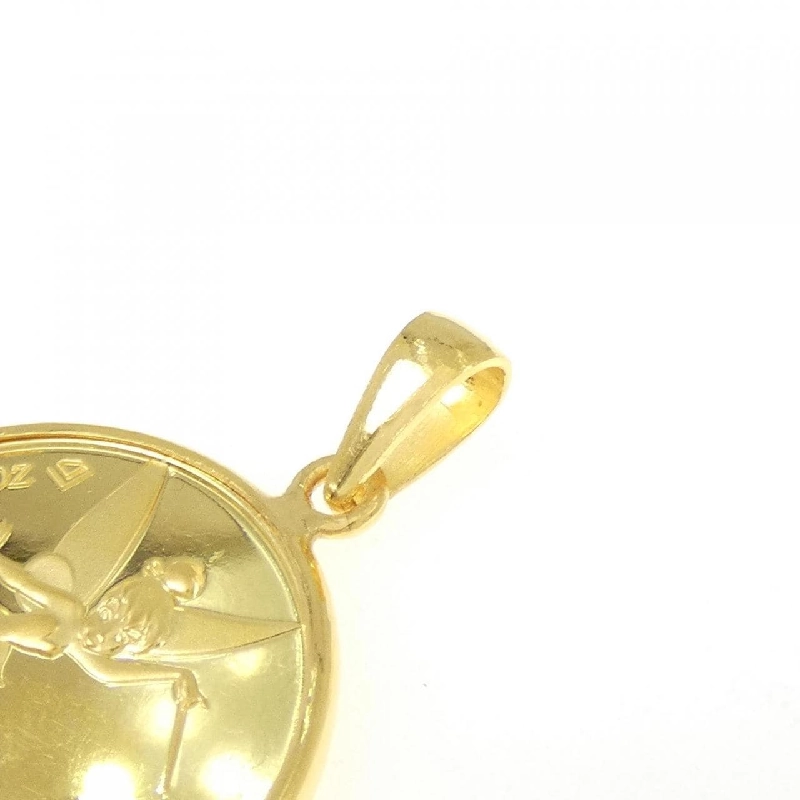 K24YG(枠) Đồng xu mặt dây chuyền - Hàng hiệu Authentic 869569