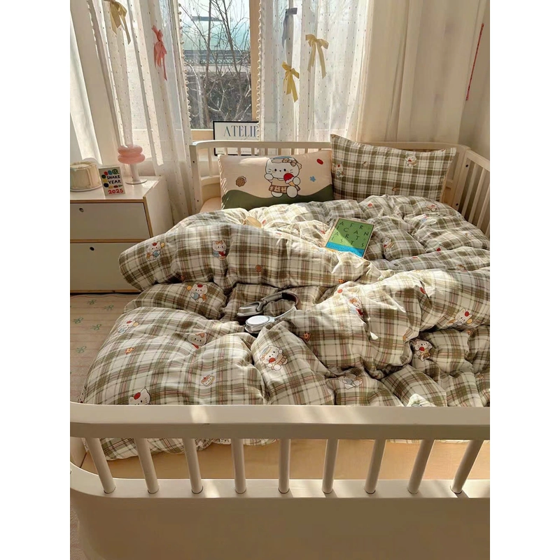 Set 4 món chăn ga gối cotton cloud 469594