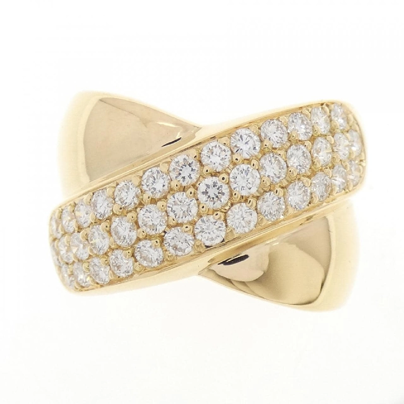 Nhẫn kim cương Pavé K18YG 1.00CT 668992