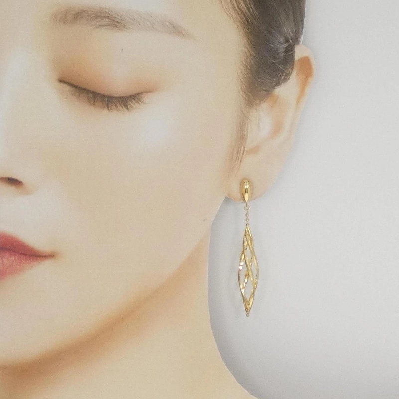 K18YG Bông tai - Hàng hiệu Authentic 873370