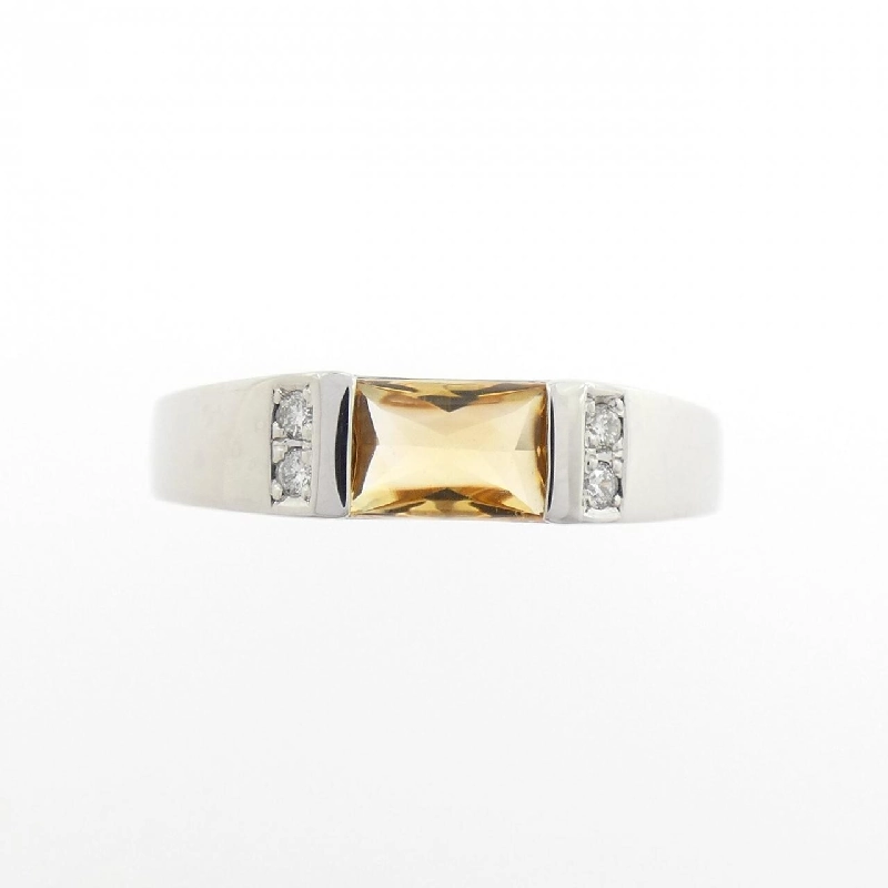Nhẫn Citrine K18WG 0.52CT 666188