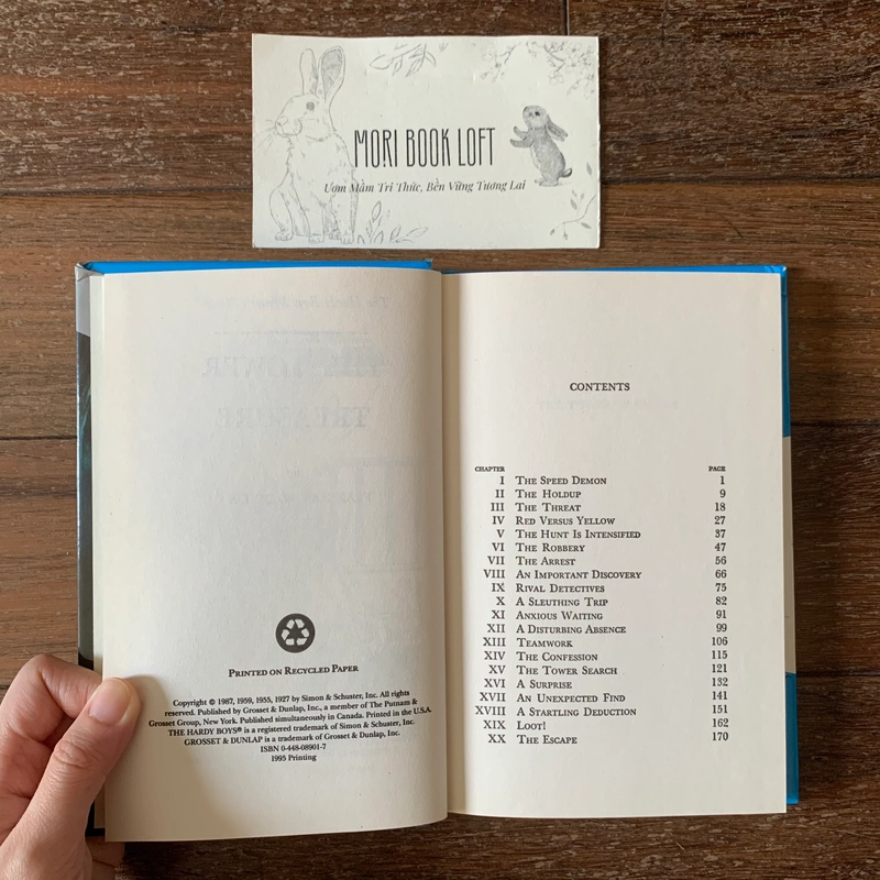 Sách ngoại văn The Tower Treasure – Franklin W. Dixon, Used, Bìa cứng, trình độ B1 498797