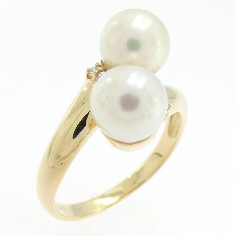 Nhẫn ngọc trai Akoya K18YG 671058
