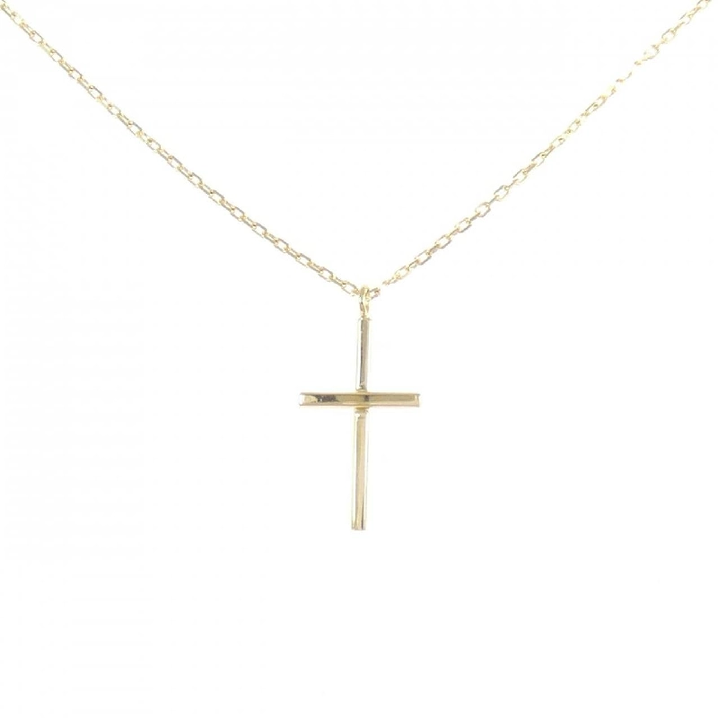 K18YG Dây chuyền hình chữ thập - Hàng hiệu Chính hãng 862073