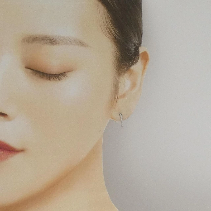 K18WG Bông tai kim cương 0.10CT - Hàng hiệu Chính hãng 865930