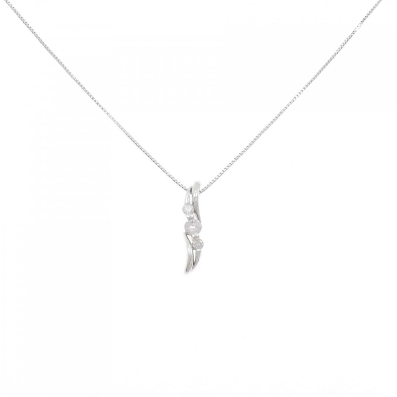 K18WG Dây chuyền kim cương 0.17CT - Hàng hiệu Chính hãng 865462