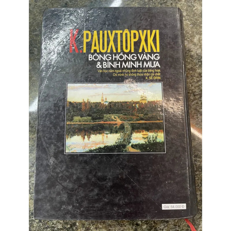 Bông hồng vàng & bình minh mưa K. Pauxtopxki 697942