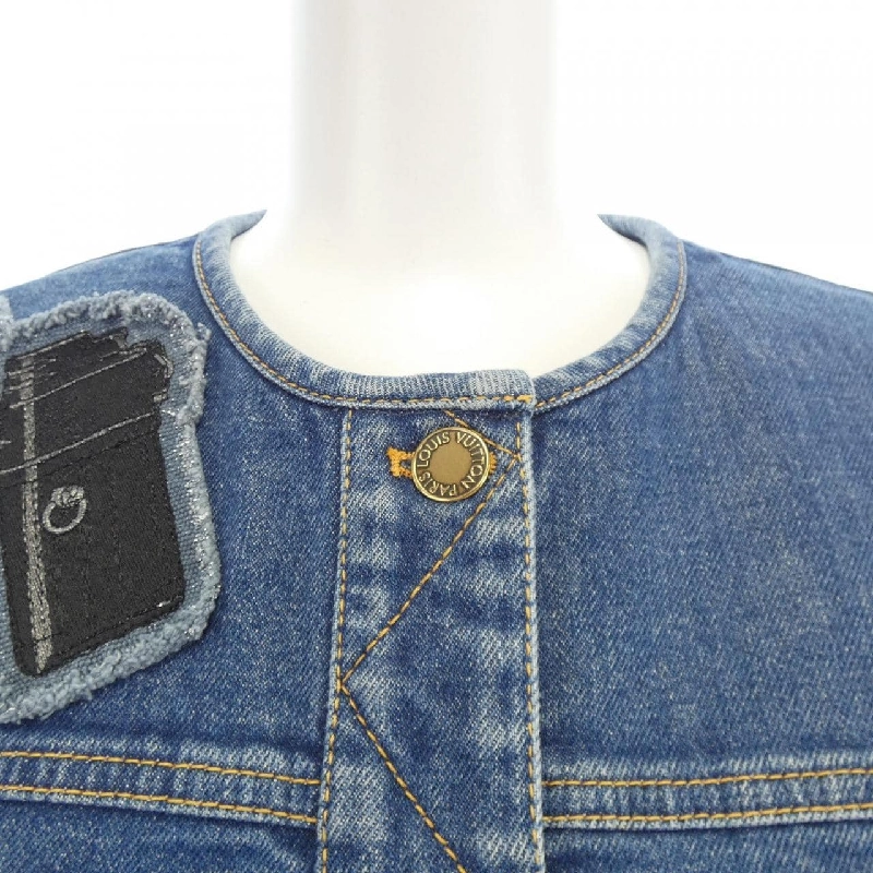 【Mã giảm giá】Áo khoác denim LOUIS VUITTON 643063