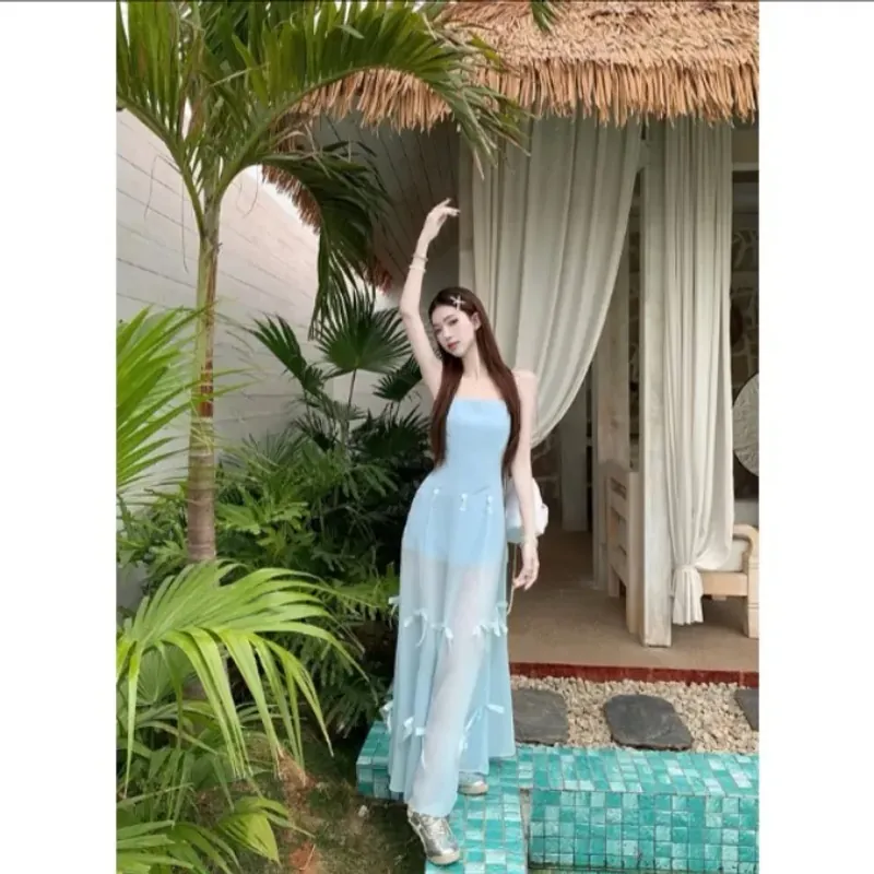 ĐẦM 2 DÂY NỮ ĐÍNH NƠ MẶC ĐƯỢC 3 KIỂU 707393