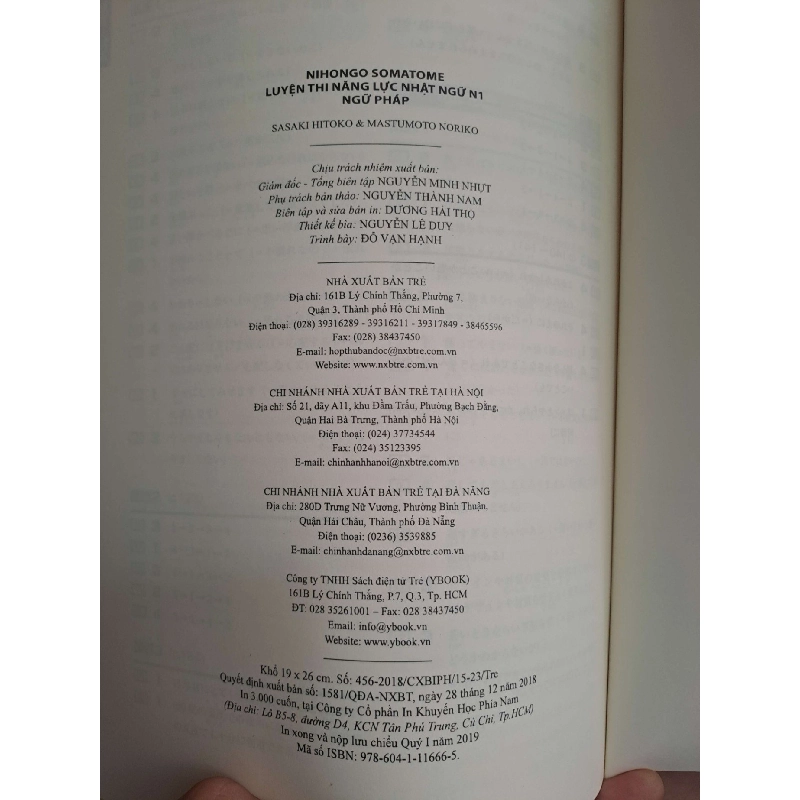 Luyện thi năng lực Nhật ngữ - Ngữ pháp - Phi Ngọc (Dịch giả) HỌC NGOẠI NGỮ HCM.TN1008 919920