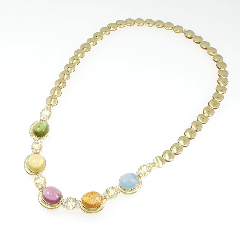 Dây chuyền đá màu 18KYG - Hàng hiệu Authentic 865077