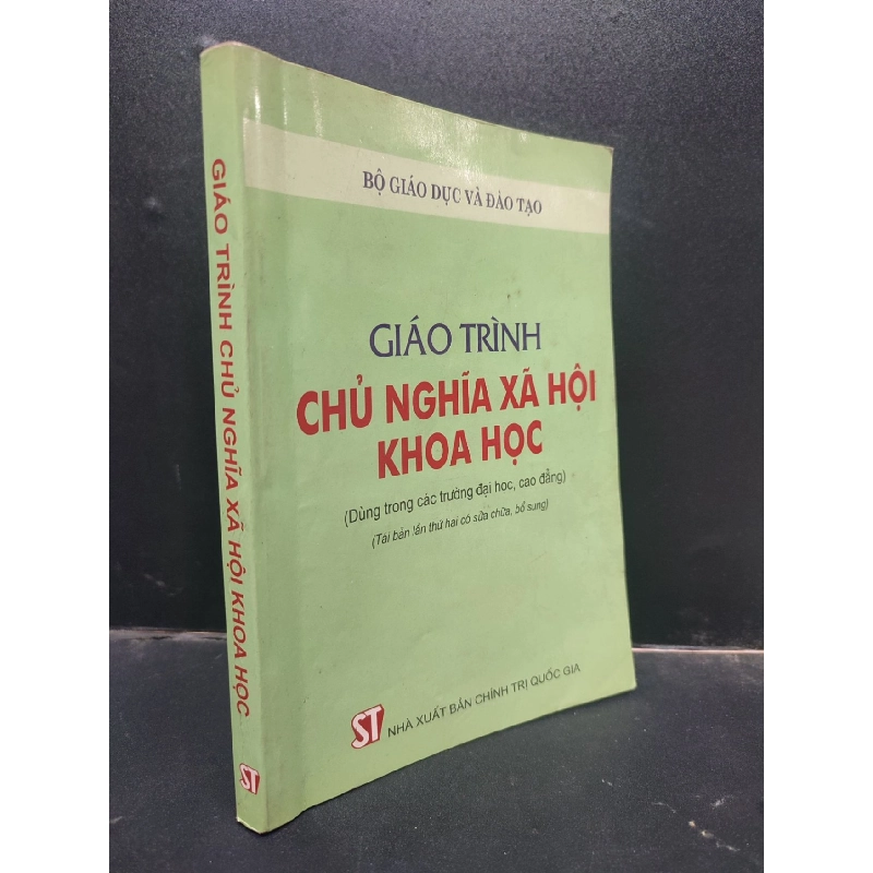 Giáo trình chủ nghĩa xã hội khoa học 2006 mới 70% ố có viết và highlight HCM0305 giáo trình chuyên môn 914046