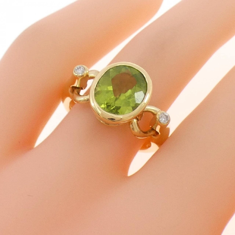 Nhẫn Peridot K18YG 2.40CT - Hàng hiệu Chính hãng 850807