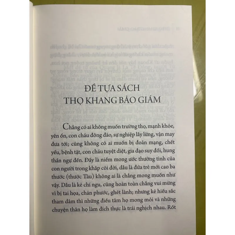 Thọ Khang Bảo Giám - Ấn Quang Đại Sư tăng đính - chuyển ngữ Bửu Quang Tự đệ tử Như Hòa 609542