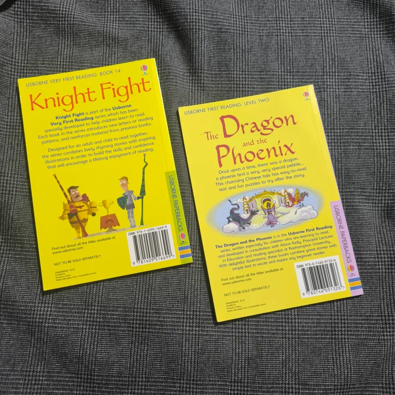 Combo Usborne First Reading - The Dragon and the Phoenix+ Knight Fight 755733