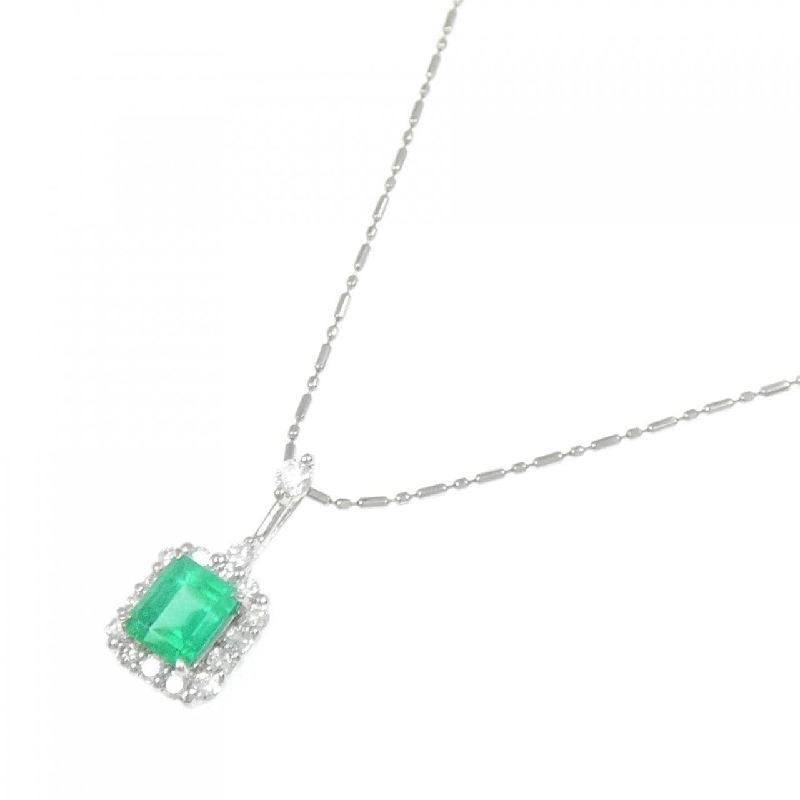 Dây chuyền ngọc lục bảo PT900/PT850 0.80CT - Hàng hiệu Authentic 859620