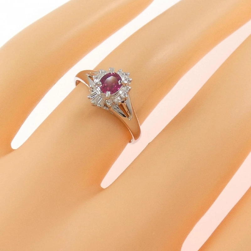 Nhẫn Ruby PT900 0.31CT - Hàng hiệu Chính hãng 850147