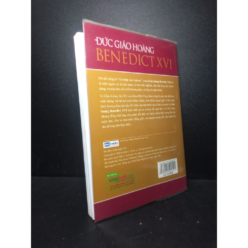 Đức Giáo Hoàng Benedict XVI năm 2008 mới 90% bẩn nhẹ HPB.HCM.TN0612 300240