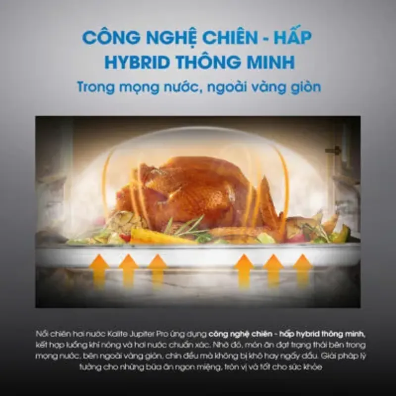 🍕 Nồi chiên hơi nước Kalite Jupiter Pro | Đa năng – Dễ dùng 783441