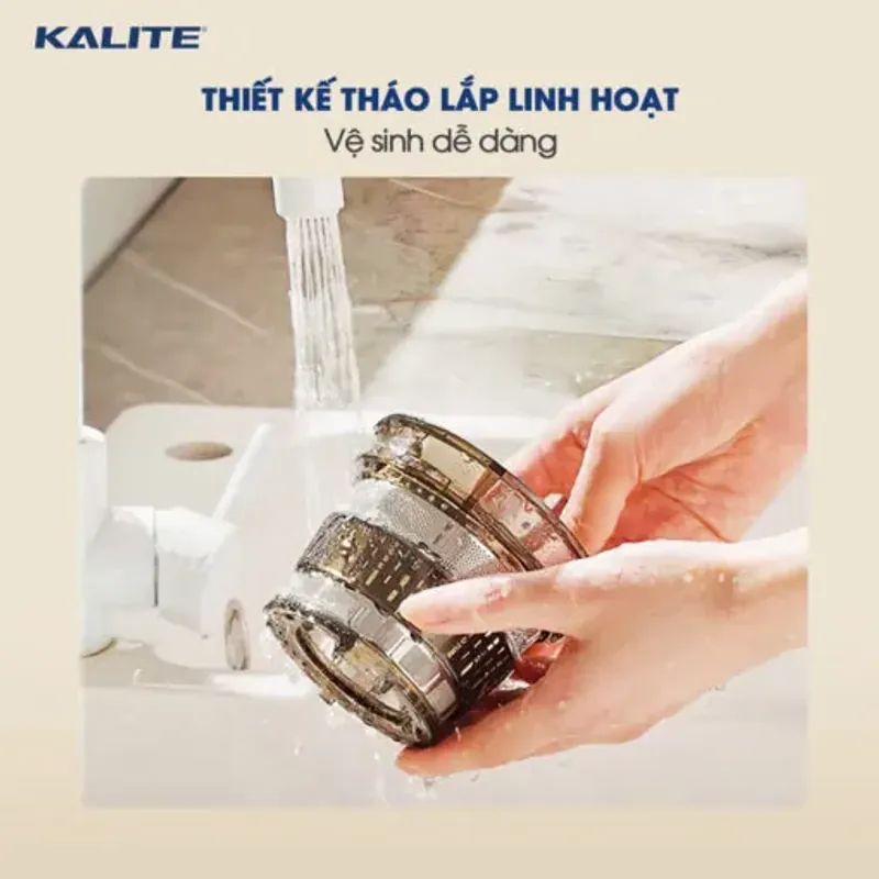 Máy ép chậm Kalite KSJ569 ép kiệt bã 99% không sinh nhiệt tích hợp làm kem 572353