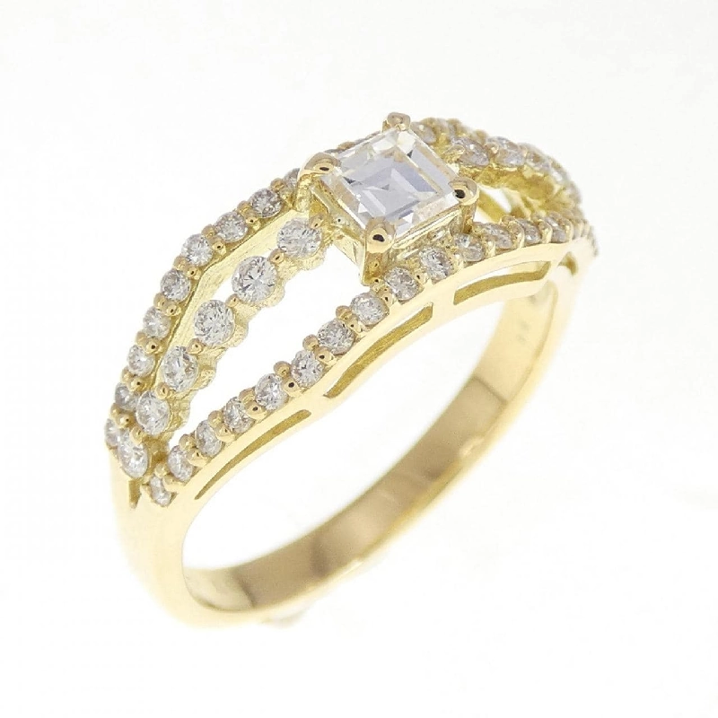 Nhẫn kim cương K18YG 0.256CT 672577