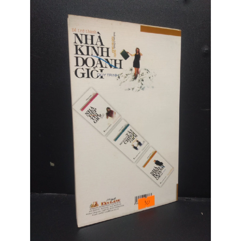 Thành công trước tuổi 30 để trở thành nhà kinh doanh giỏi Quy Trinh 2004 mới 90% hiệu ứng đổ bóng chữ ở bìa HCM0106 kinh doanh 154118