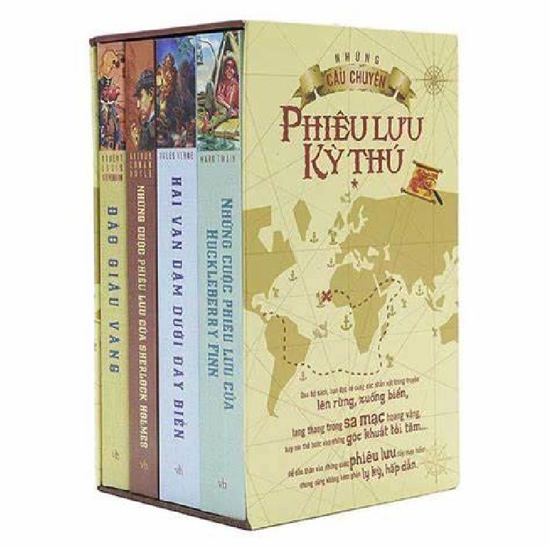 Những Câu Chuyện Phiêu Lưu Kỳ Thú 1 ( Hộp 4 Cuốn) Mới 100% HCM.PO Minhlongbook Tổng Hợp Oreka-Blogmeo 135359