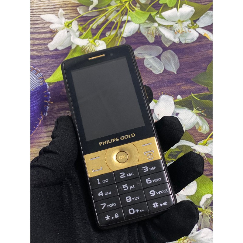 Điện Thoại Philips Xenium E570 Gold 24K Cực Hiếm - Độc Đáo - Sang Trọng 4124