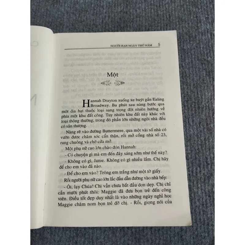NGƯỜI BẠN NGÀY THỨ NĂM - CATHERINE COOKSON 574271