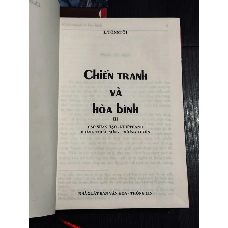 Trọn bộ chiến tranh hoà bình 736157