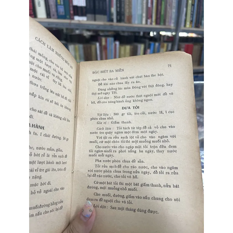 CÁCH LÀM NHỮNG MÓN ĂN ĐẶC BIỆT BA MIỀN - LỆ HOA 961503