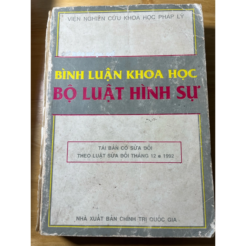 [luật] Bình luận khoa học Bộ luật hình sự 1985 382587