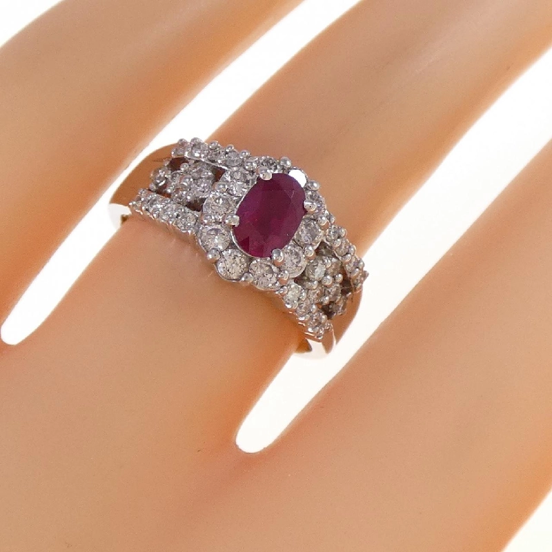 Nhẫn Ruby PT900 0.50CT 668216