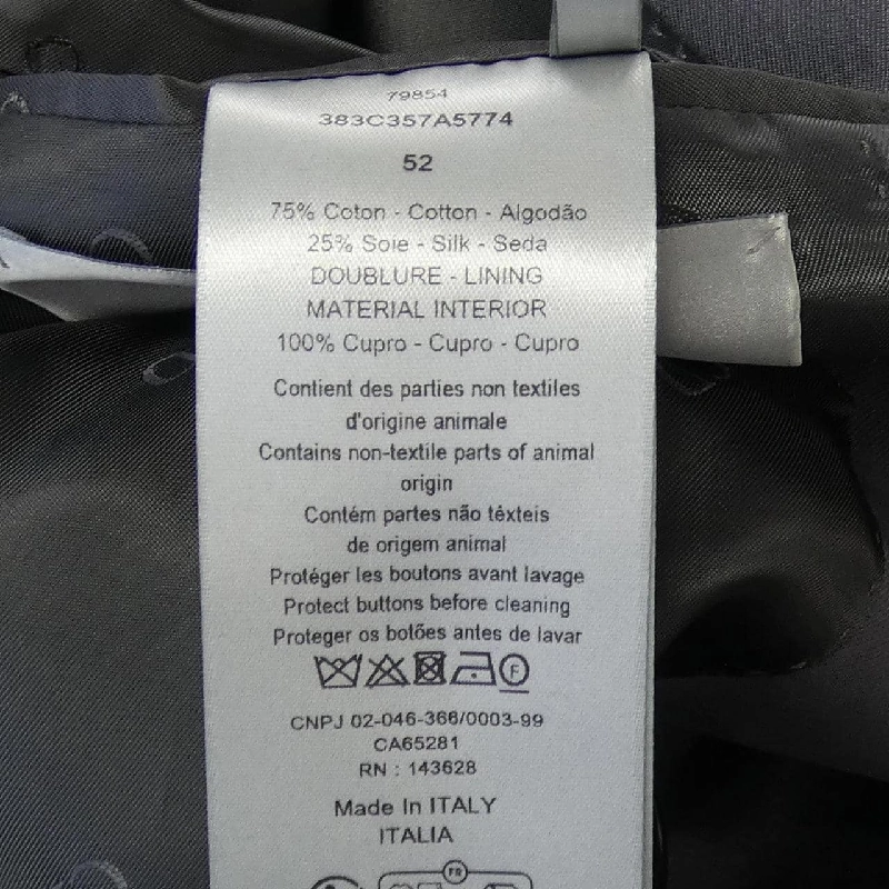 Dior DIOR 383C357A5774 Áo khoác Chester - Hàng hiệu Chính hãng 890347