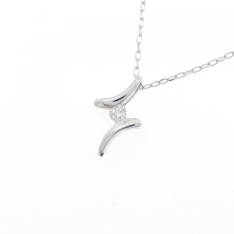 K18WG Dây chuyền kim cương 0.050CT - Hàng hiệu Authentic 861468