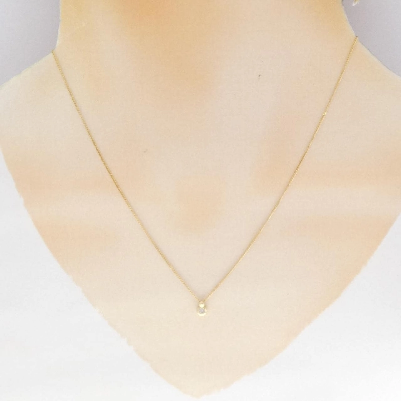 K18YG Dây chuyền kim cương 0.041CT - Hàng hiệu Chính hãng 858795