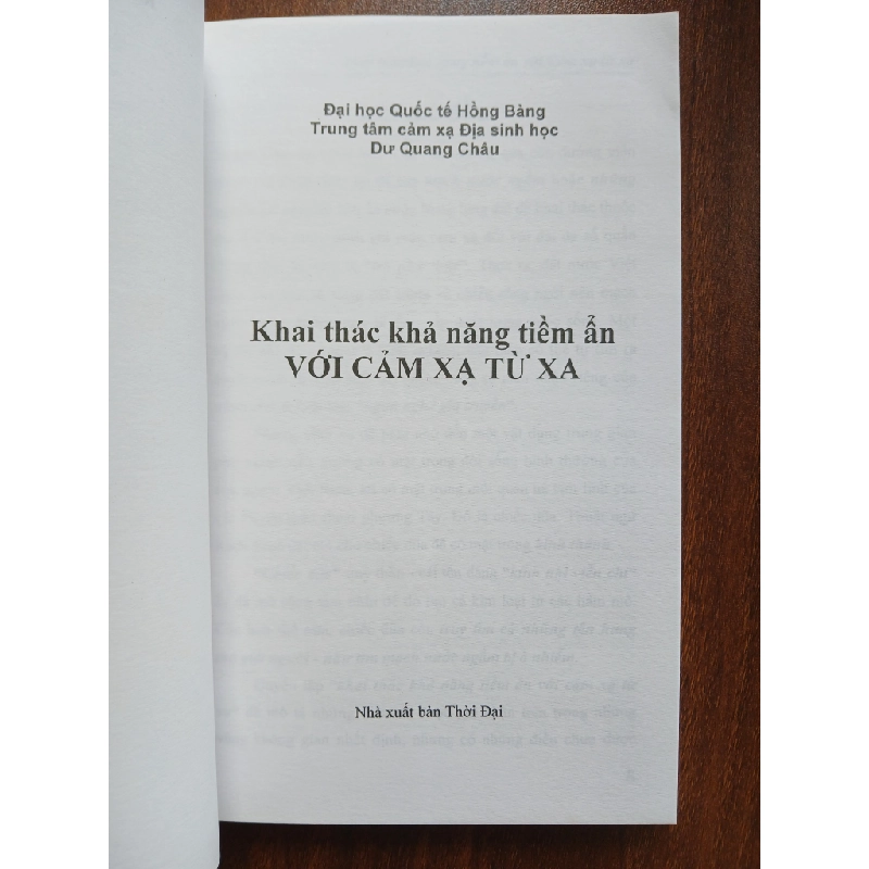 Khai thác khả năng tiềm ẩn với cảm xạ từ xa - Vạn Phan, Nguồn Sống 540051