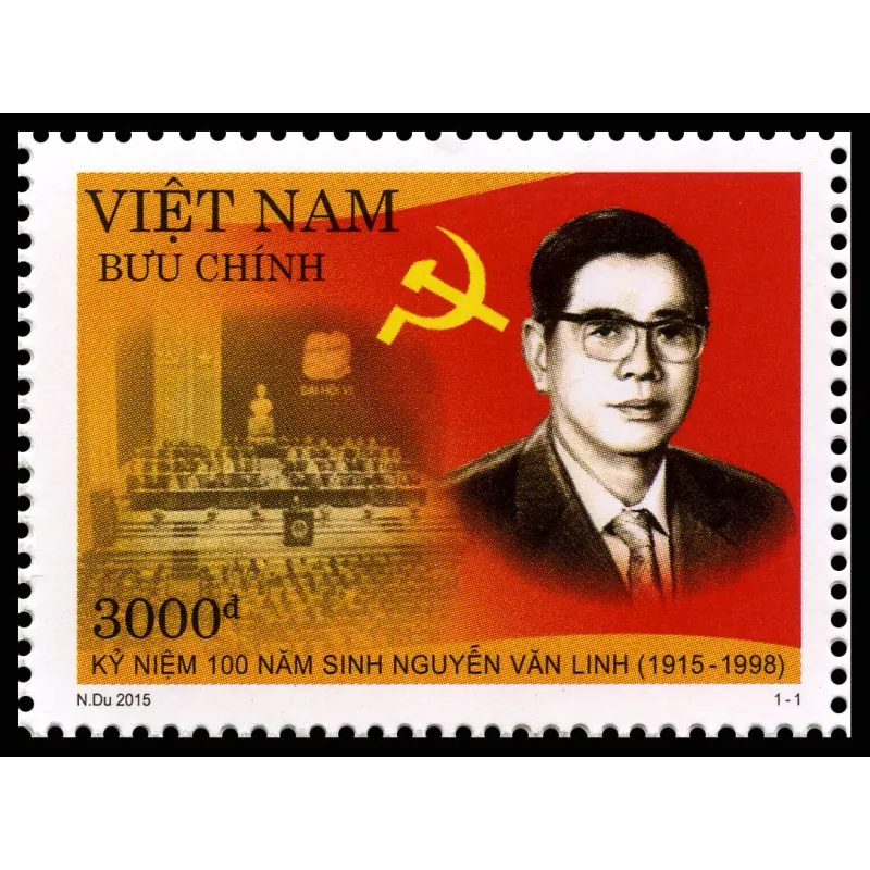 Tem Kỷ niệm 100 năm ngày sinh Nguyễn Văn Linh 716828