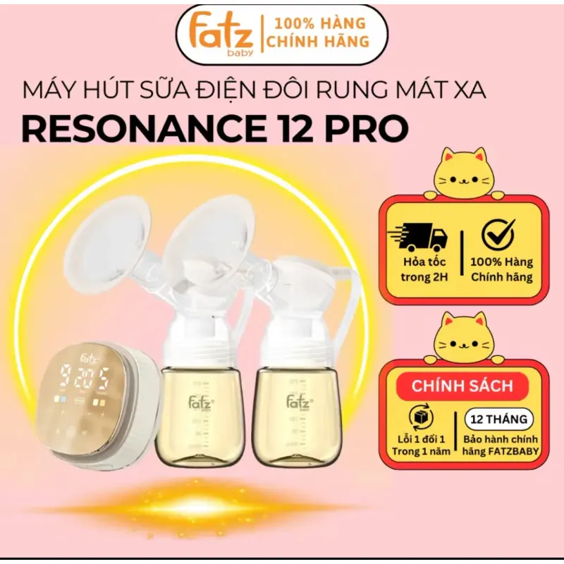 Máy hút sữa điện đôi Fatzbaby Resonance 12 Pro chính hãng 1012948