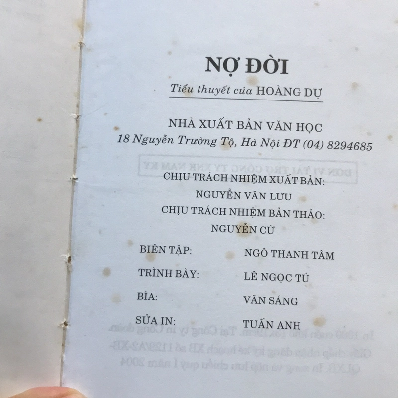 NỢ ĐỜI (Tiểu thuyết) 522778