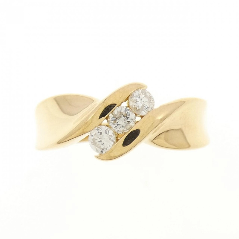 Nhẫn kim cương K18YG 0.19CT 669831