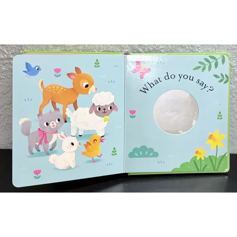 Board book Who Said Peep? - Lật mở sờ chạm gương soi 927871