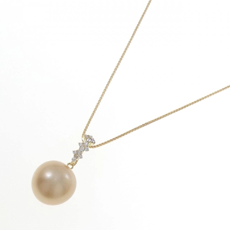 K18YG Ngọc trai trắng 13.5mm - Hàng hiệu Chính hãng 855732