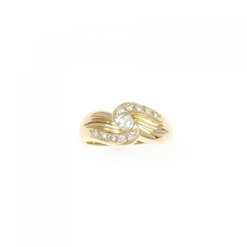 Nhẫn kim cương K18YG 0.09CT 673234