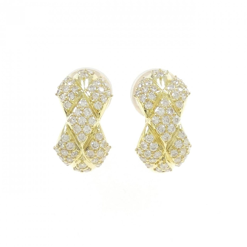 K18YG Bông tai/Khuyên tai Kim cương 1.00CT - Hàng hiệu Chính hãng 868886